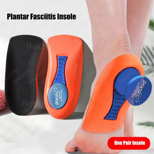 3/4 Orthotic Insoles for Plantar Fasciitis Arch Support Flat Foot Orthopedic insoles for Shoes Man Woman Heel Spur Pain Relief
