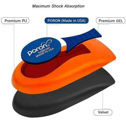 3/4 Orthotic Insoles for Plantar Fasciitis Arch Support Flat Foot Orthopedic insoles for Shoes Man Woman Heel Spur Pain Relief
